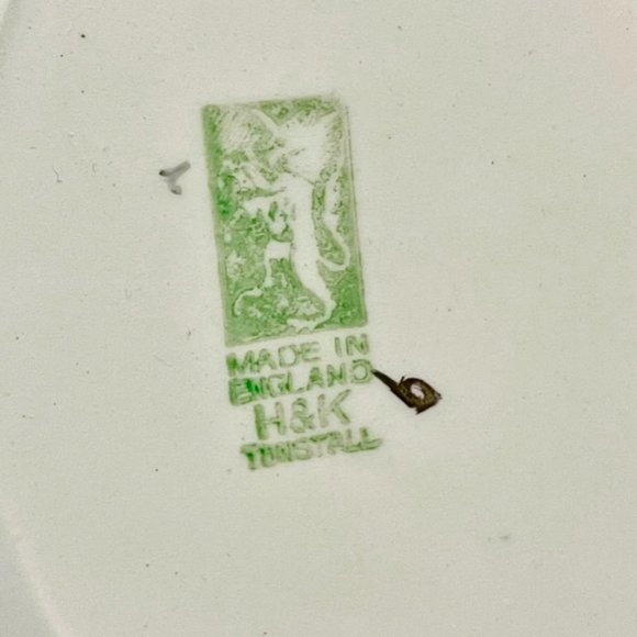 H&K Tunstall Commemorative 1939 King George VI and Queen Elizabeth Square Plate - Picture 4 of 5